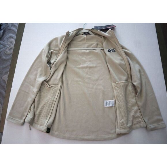 Mountain Hardware Women's Sz XS Beige Polartec Microfleece Full Zip Jacket - Picture 10 of 10